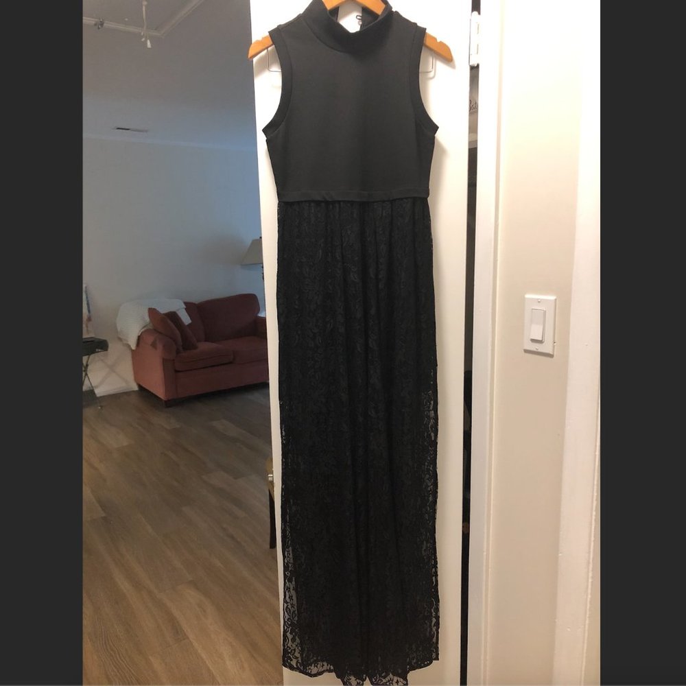 Nolitha/Urban Outfitters lace maxi dress black S